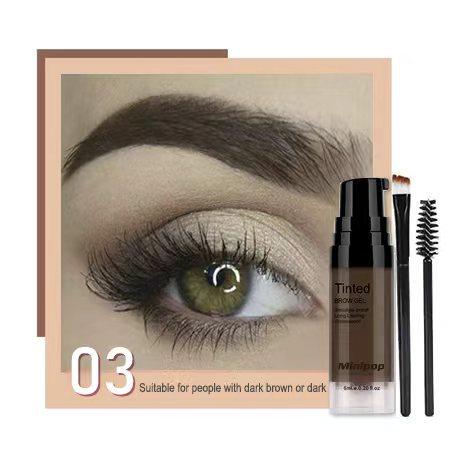 Подкрашивающая тушь для бровей EYEBROW 24 часа Водостойкий Гель для бровей с эффектом объема