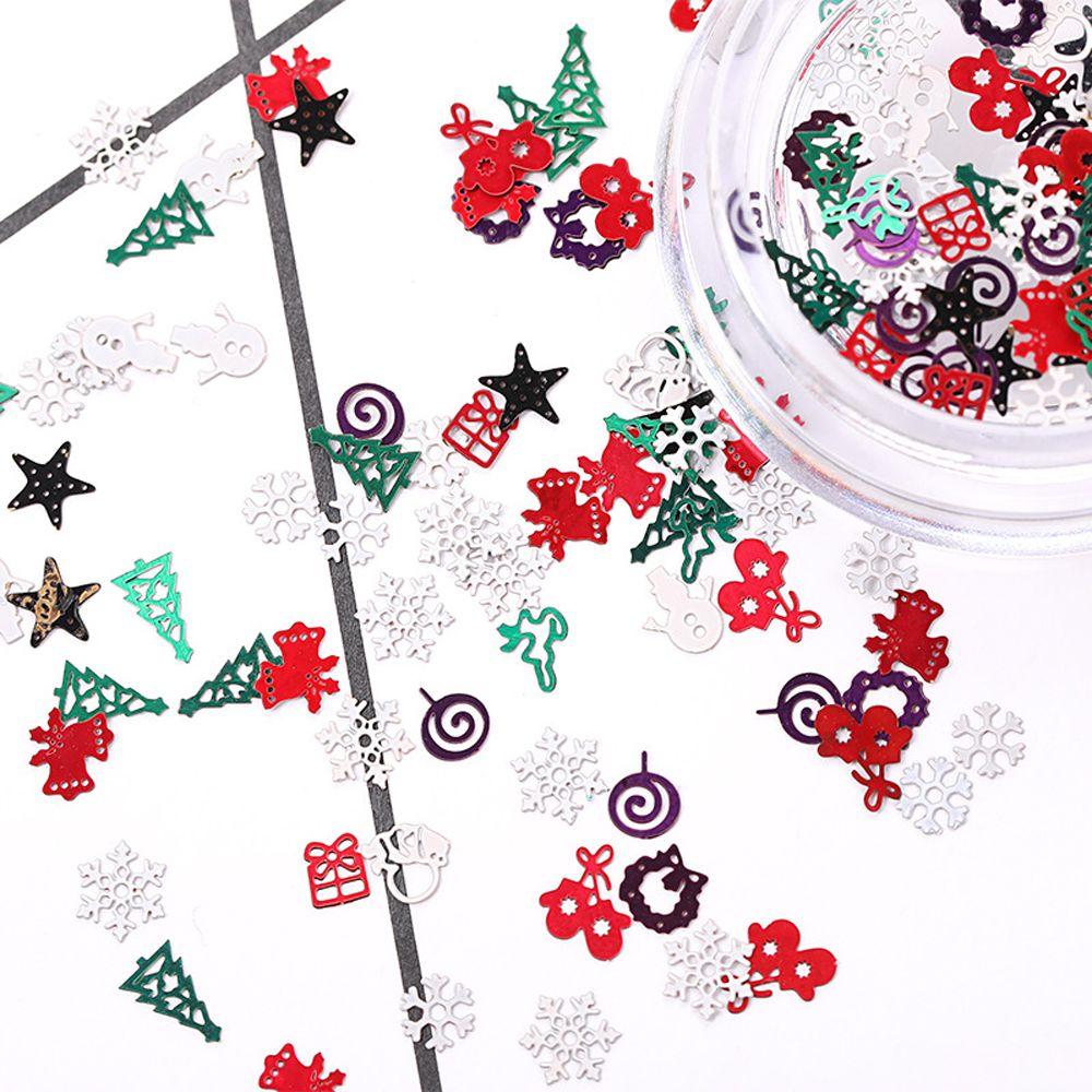 Gift Nail Jewelry Nail Flakes Slices Nail Art Decoration Snowflake Nail Sequins 3D Sparkles Sequins
