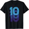 Number #9 Red Block Lettering Number Player 13th T-Shirt Style Men Women Soft Printed Clothing Streetwear Graphic T Shirts