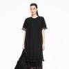 JNBY 25 Autumn Loose Round Neck Short Sleeve Dress