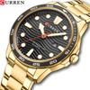 CURREN Men's Steel Band Fashion Business Watch Quartz Calendar Men's Watch Waterproof for Students