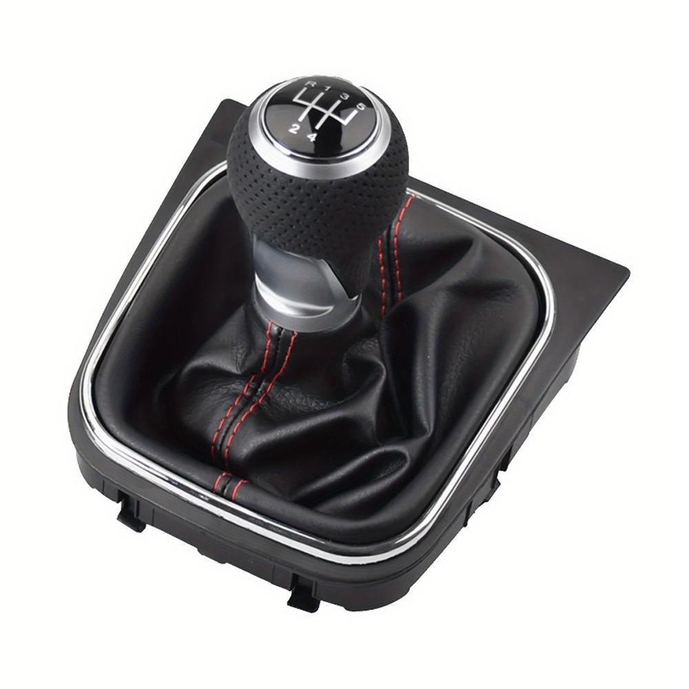 For Volkswagen VW Golf 5 Golf 6 MK5 MK6 R32 GTI 2004-2009 Car Manual 5 6 Speed Gear Shift Knob Suede Leather With Gaiter Boot