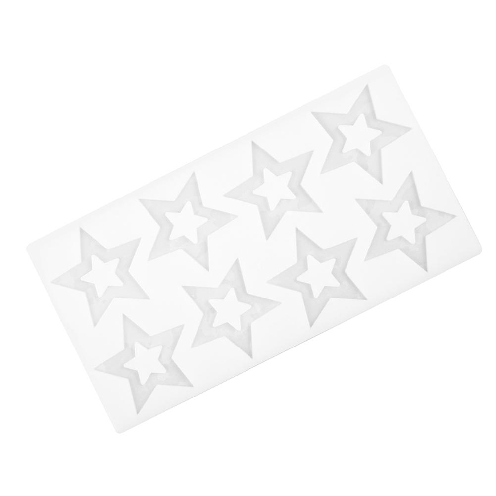 Силиконовая форма в форме звезды, формы для печенья, шоколадные конфеты, инструмент для выпечки, пятизвездочный