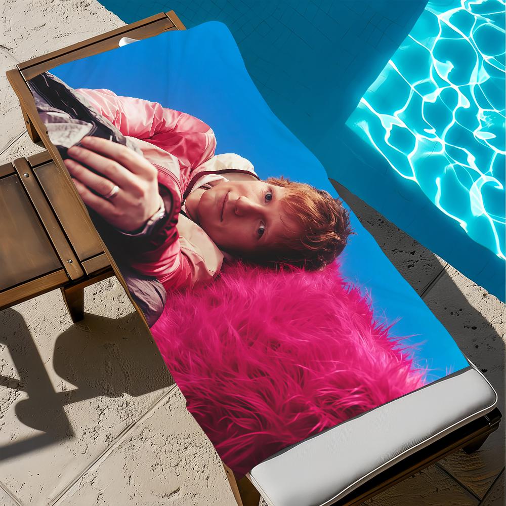 Singer E-Ed Play Towel Large Quick-Drying S-sheeran Microfiber soft Beach Towel for Travel Fitness Sauna Bathing Camping
