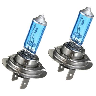 2 x H7 12 В/55 Вт 8500 К Ксеноновые галогенные лампы Optik Super White Light Bulbs