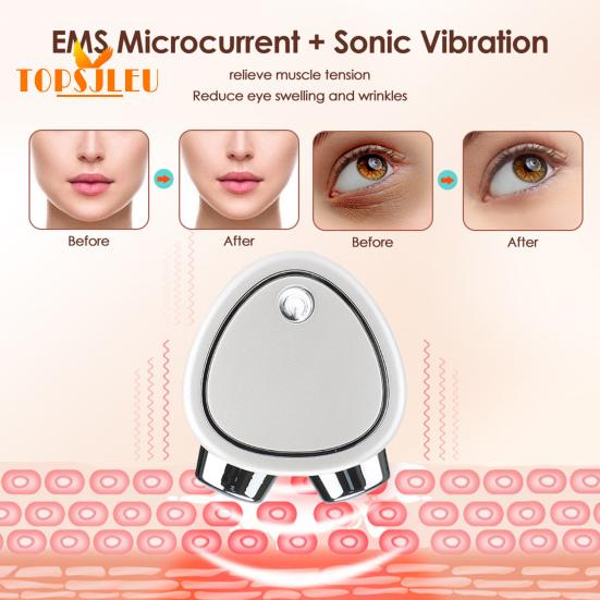 Устройство для массажа лица, микротоковая подтяжка кожи, подтяжка лица для похудения, вибрация, улучшение кровообращения, целлюлит, ноги, массажер для лица, плеч и головы