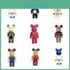 Трендовая фигурка Bearbrick 400% Peko Железный Человек для уникальной коллекции