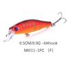 Кастинговый поплавок Минноу 8,5 см 9 г Крэнкбейты Рыбалка Поппер Морская рыбалка Приманки Крэнк Воблеры Для Троллинга Щука Поверхностная приманка Лосось