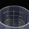 10 шт. 60 мл Мерный стаканчик Прозрачный пластик Шкала Стаканы-бюксы Лабораторный градуированный контейнер для жидкости Без ручки Кухонный инструмент для выпечки