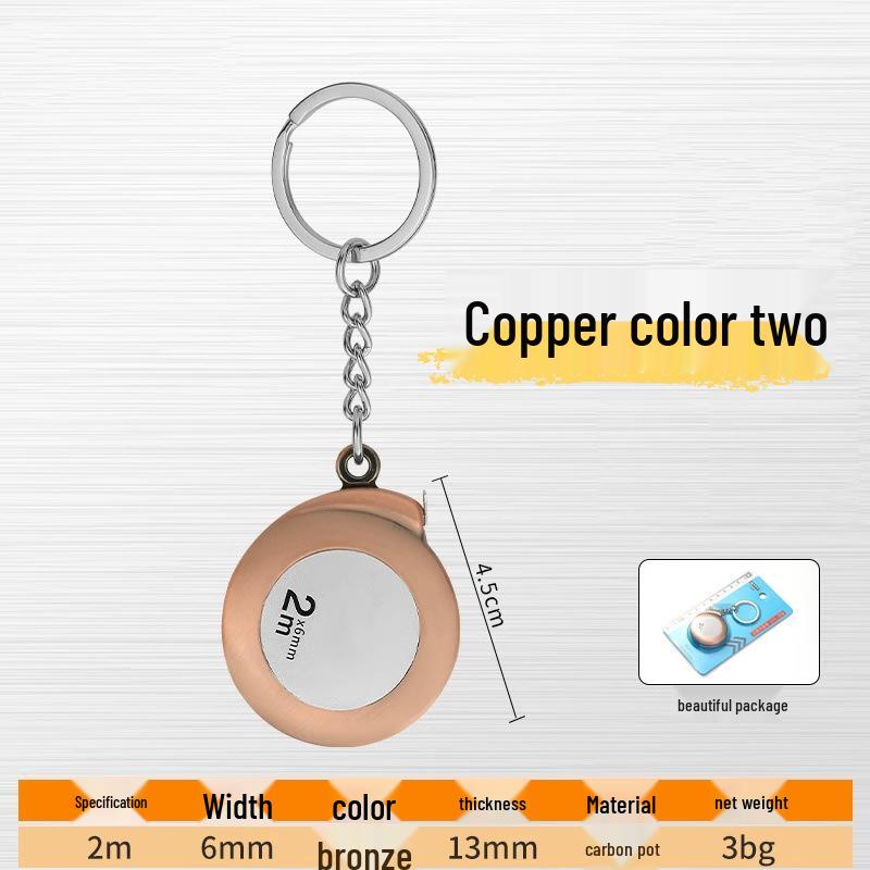 Компактная 2-метровая мягкая стальная рулетка - Высокоточная портативная карманная линейка