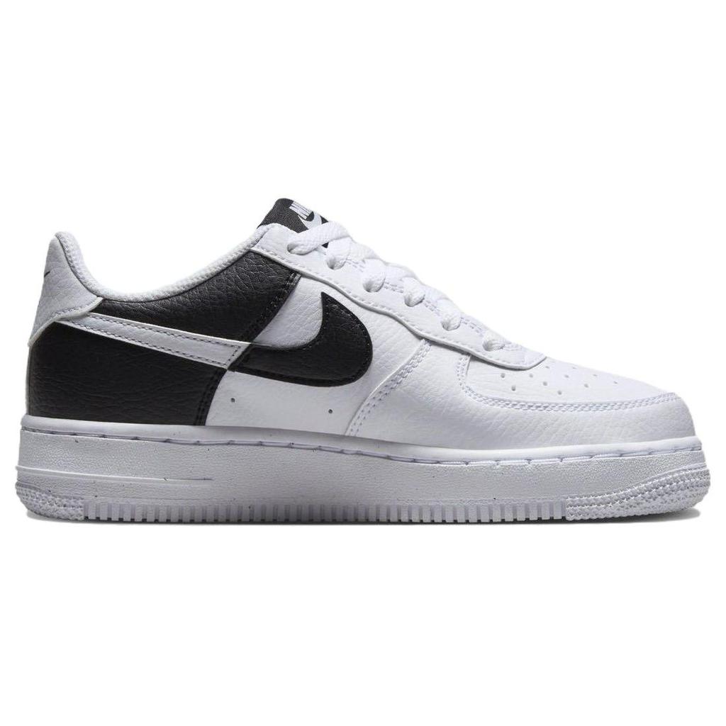 Nike Air Force 1 Next Nature GS Split - White Black Kids Sneakers HF9096-100