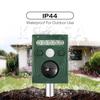 KCASA KC-JK369 Ultrasonic PIR Sensor Solar Animal Dispeller Strong Flashlight Animal Repeller