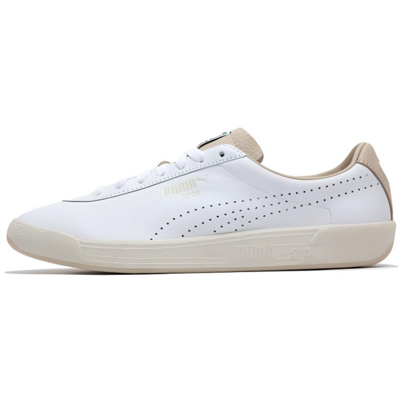Puma Star OG Premium Устойчивые к истиранию Низкие Скейтбордические кроссовки Унисекс Белый Коричневый 399485-02