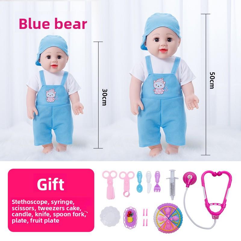 50 см Имитация Кукла Младенца Игрушка Мягкий Силикон Поддельная Кукла Кукла для Девочки Детская Игрушка Подарок