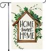Sweet Home Garden Ag 12x18 Inch Double Sided Vertical Small Burlap Farmhouse Home Decor Outside Yard Patio Lawn Spring a EEL