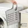 Foldable Large-Capacity Plastic Laundry and Toy Storage Basket