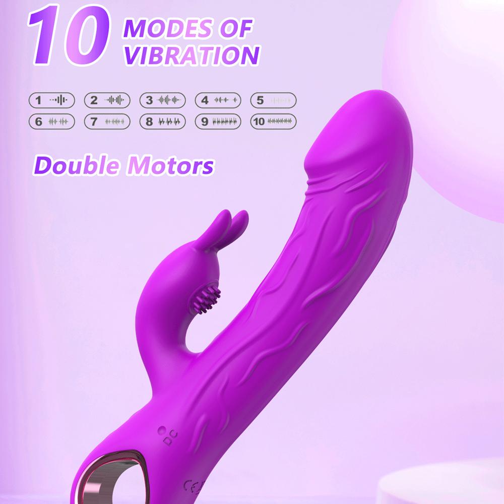 Кролик Маленькие Щетинки Женский Стимулятор Точки G Соска Дилдо Вибратор Клиторальный Оргазм Вагина Сосок Вибрирующий Массажер Игрушки для Взрослых Вибратор Палочка