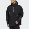 Adidas M Tech Full Zip Hooded Jacket Men Outerwear Black FU6569