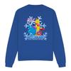Sesame Street Unisex Adult Happy Holidays Characters Sweatshirt