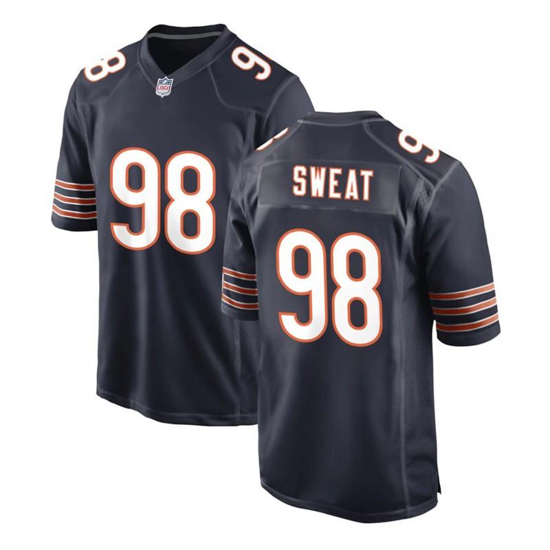 Chicago Bears Football Jersey - 15 Odunze 18 Williams 85 Kmet Mens Womens Youth Sports Uniform