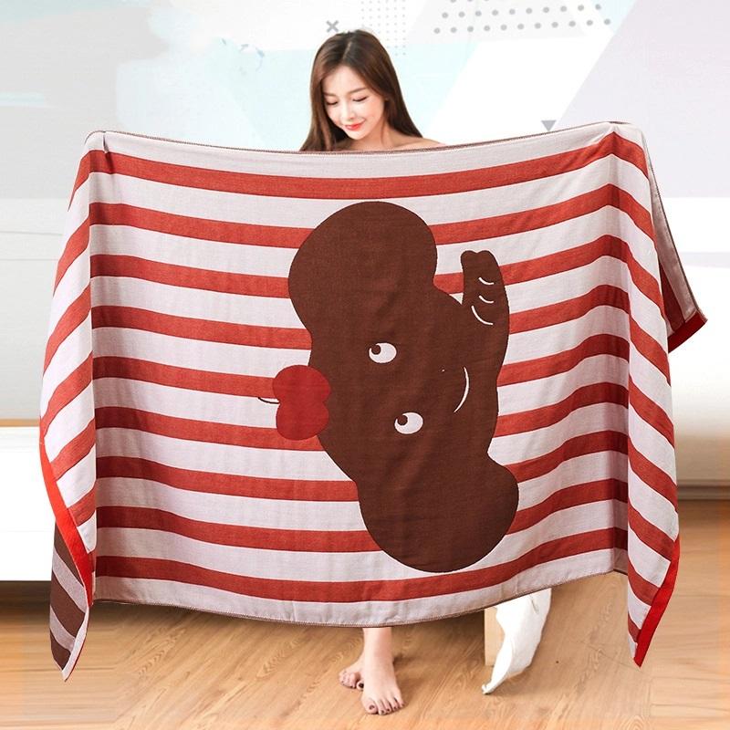 Очень большое хлопковое муслиновое банное полотенце 75x150см Сверхвпитывающее Мягкое для домашнего использования Не линяет Идеально подходит для купания и спортзала