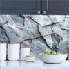 Gray Marble Pattern Self-adhesive Wallpaper for Home Decoration Living Room Dining Room Background Wall PVC Wallpaper Sticker