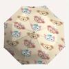 Gelatoni ShellieMay Duffy Automatic 3-Fold Cartoon Umbrella Design, Cute Cartoon Pattern, Portable Outdoor Umbrella, Perfect