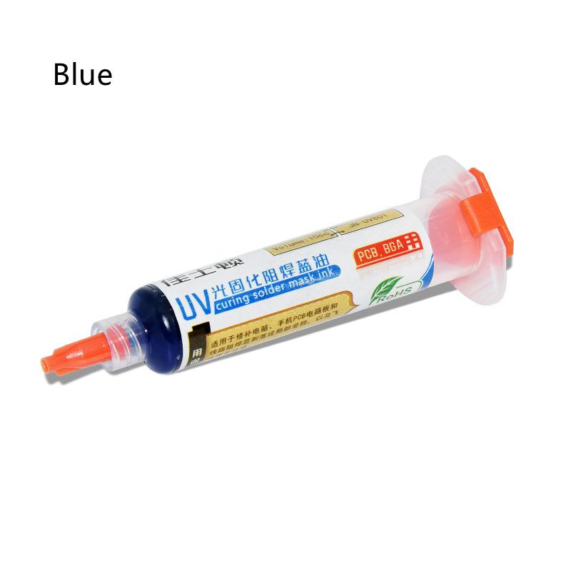 10 см3 УФ-отверждаемая паяльная маска паяльная паста чернила для печатных плат BGA изоляционная защитная паяльная паста флюсовое масло