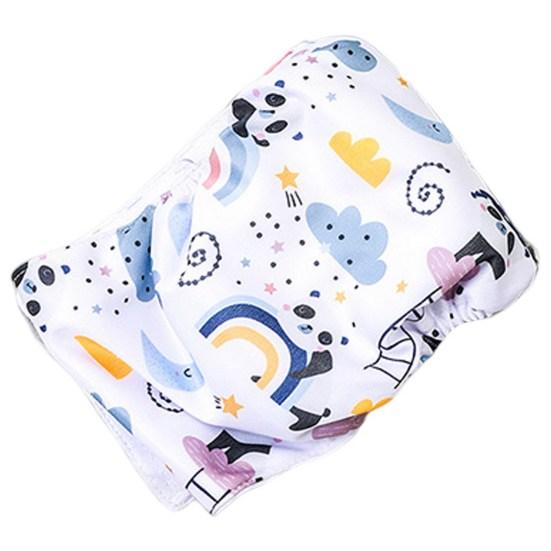 Регулируемые моющиеся гигиенические штаны для домашних животных, застежка-лента, впитывающий герметичный физиологический подгузник для собак, товары для домашних животных