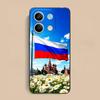 Russia Flag Matte TPU Mobile Phone Case for Xiaomi Redmi 15 14 13 12 A5 3 2 1 C Plus 4G 5G Colorful Printing Cover
