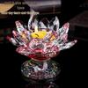Хрустальный подсвечник-лотос для алтаря Будды