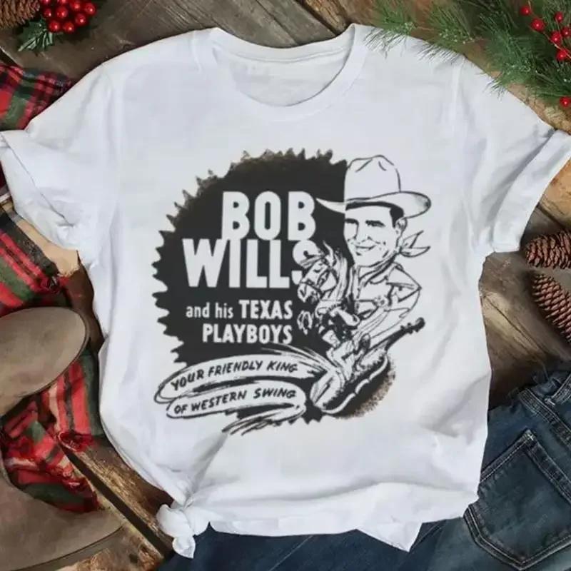 Vtg Your Friend Bob Wills Heavy Cotton White All Size T Shirt