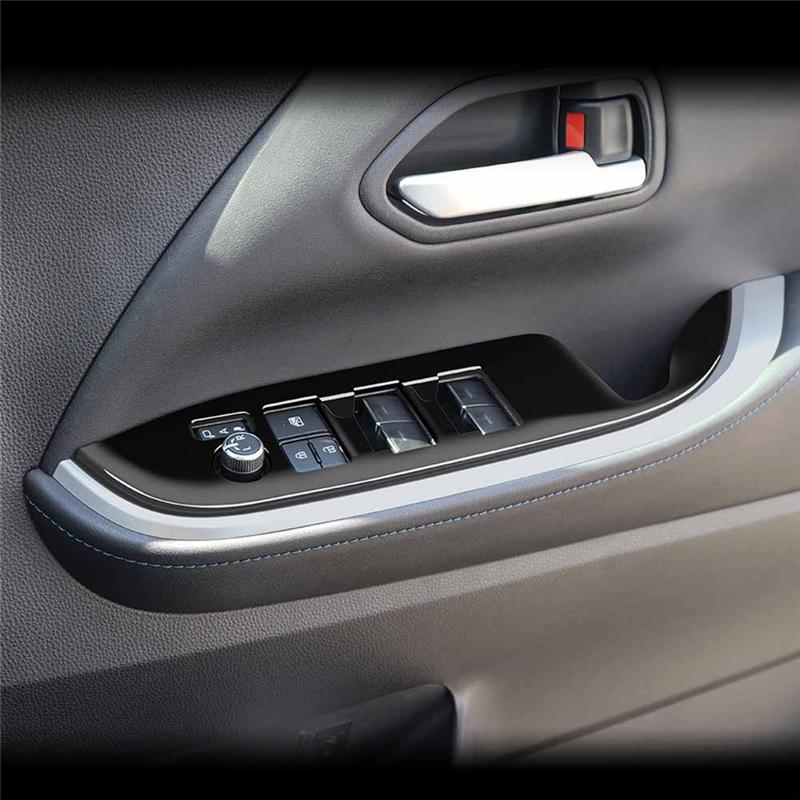 A03Z-Car Interior Door Armrest Panel Window Glass Lift Button Switch Cover Trim For Toyota Noah/ Voxy 90 Series RHD