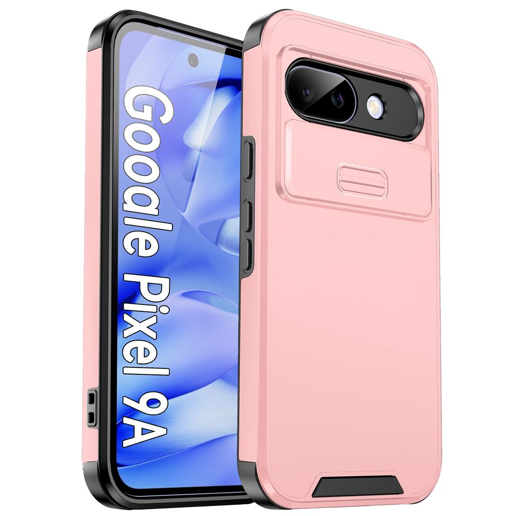 Ударопрочный Гибридный Двухслойный Защитный Чехол Для Google Pixel 9 Pro XL 9A 8 8A 7 6A Сдвижная Защита Камеры PC+TPU Прочный Funda