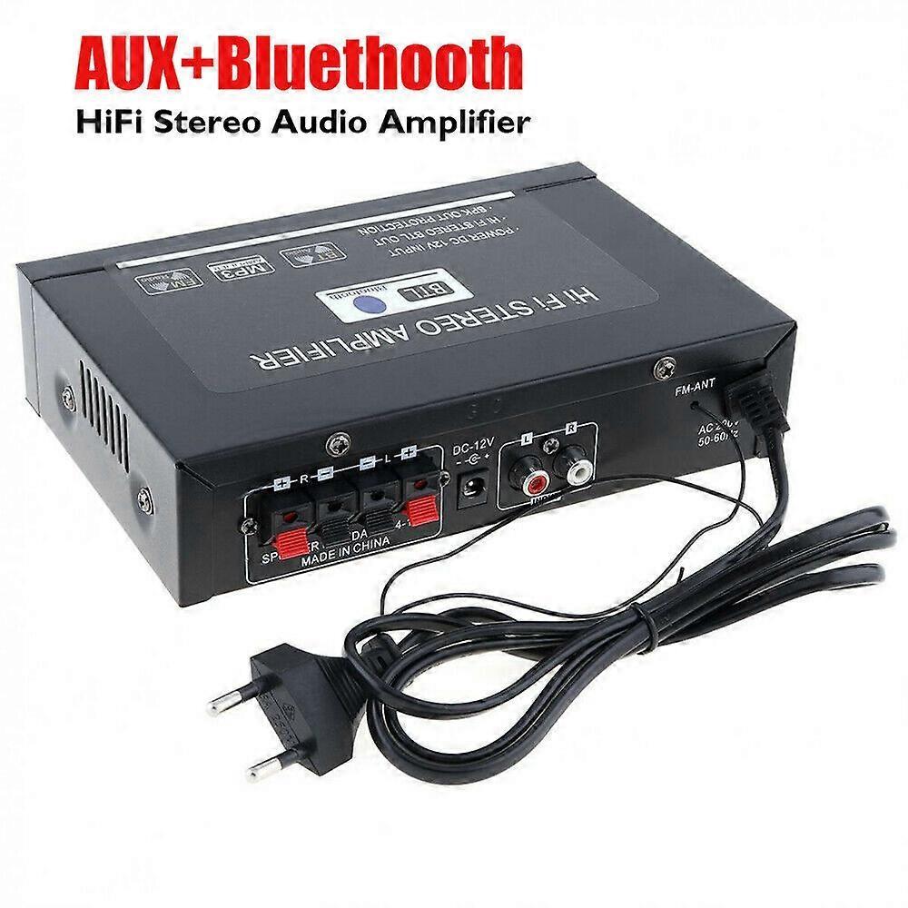 1000W Power Amplifiers Audio Bluetooth Amplificador Subwoofer Speaker New
