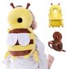 YonaEssys Fall Prevention Backpack for Breathable Head Helmet with Cushion Bee Cute Baby Head Guard for Foot Training Babies, High-Rebound Mesh,