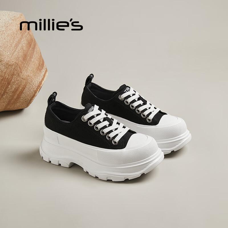 Женские повседневные туфли на платформе Millies с внутренней скрытой танкеткой