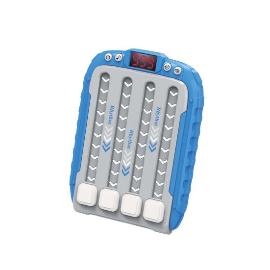 Игровая консоль Quick Push Rhythm для тренировки скорости реакции для детей и взрослых, портативная обучающая игровая машина со светящимся треком, игрушка