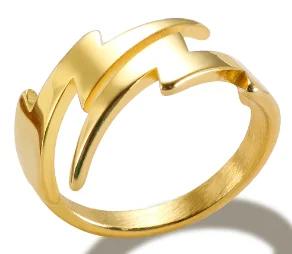 Stainless Steel Ring for Women Inlaid Zircon Rings Waterproof Romantic Fashion Jewelry