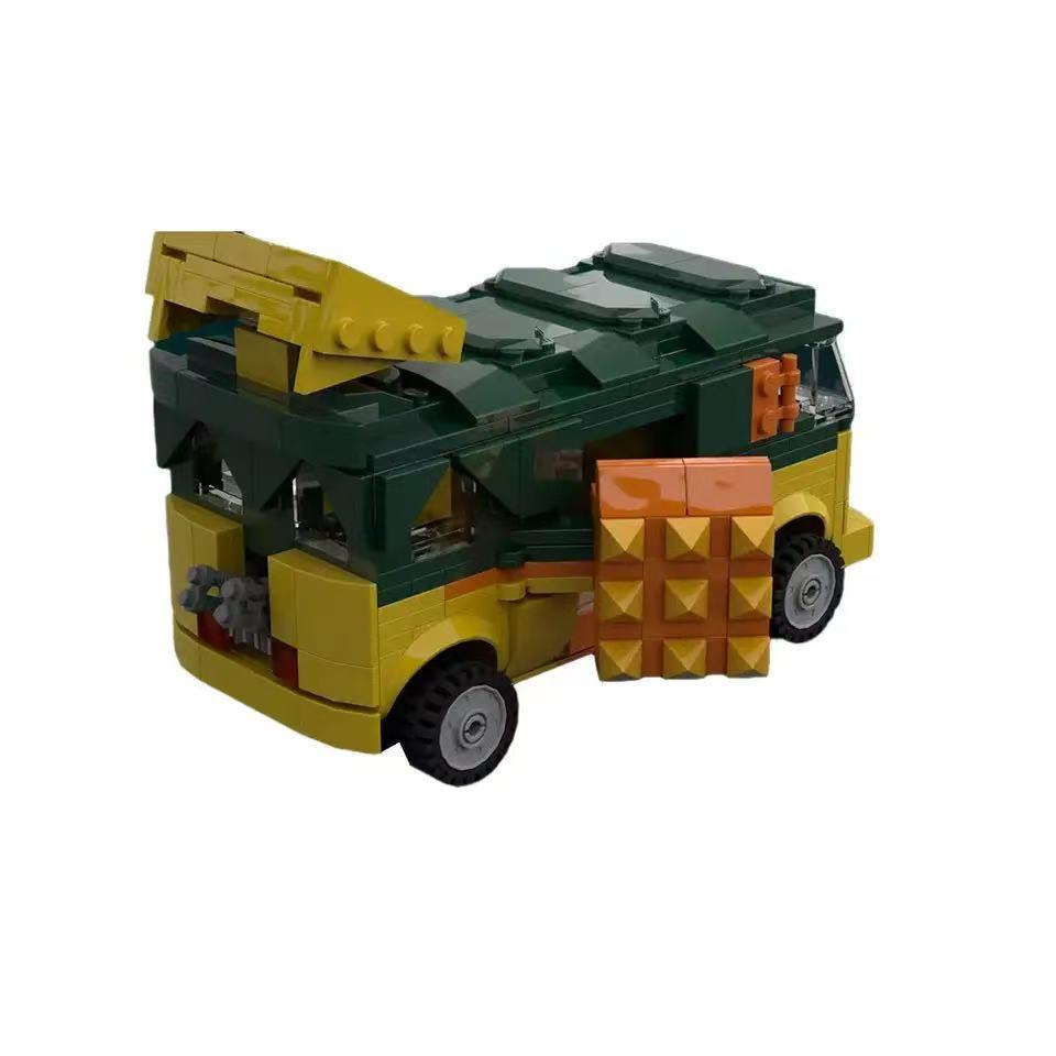 32 Точки MOC-124936 445 деталей Автобус Мелкие Частицы Строительные Блоки Конструктор Модель Подарочный Набор Украшения