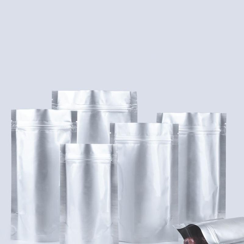 10 шт. Самоподдерживающиеся пакеты из алюминиевой фольги с застежкой-молнией, пищевая полиэфирная пленка, многоцелевая термосвариваемая упаковка!