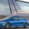8X Глянцевые черные накладки на стойки дверей и окон для Hyundai Elantra 2017- EXV