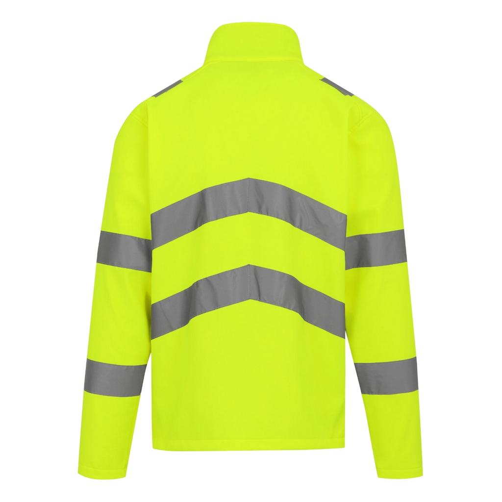 Regatta Professional Мужская профессиональная куртка Pro Contract Ablaze Hi-Vis из двухслойного софтшелла