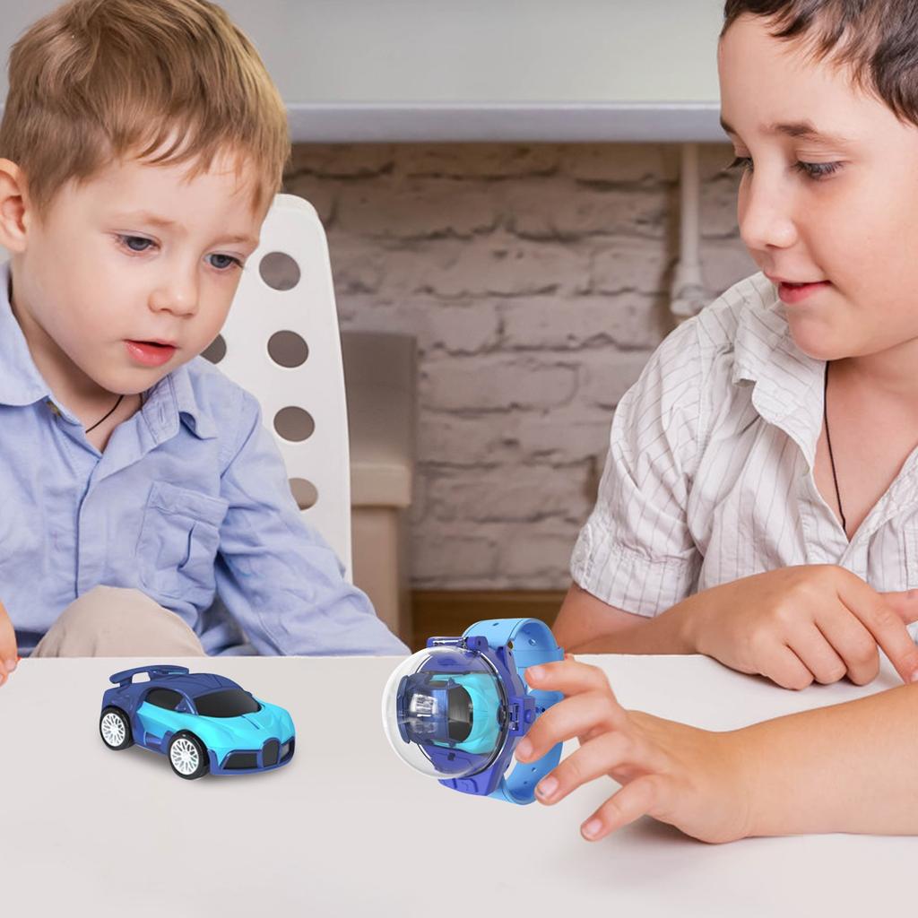 Детские часы с дистанционным управлением, автомобиль с электрическим сплавом, взаимодействие родителей и детей, 2.4G, гоночная игрушка с дистанционным управлением