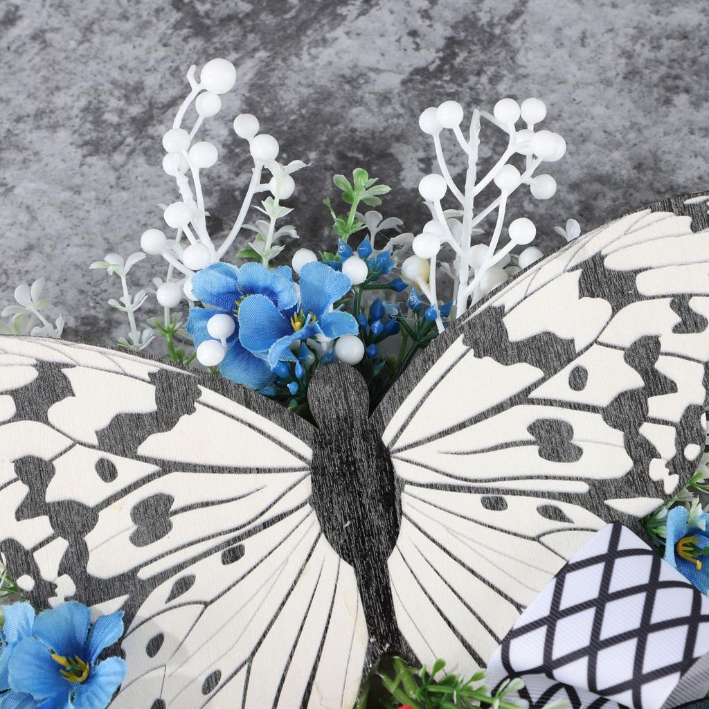 Венок из роз Декоративный весенний венок в деревенском стиле для входной двери камина