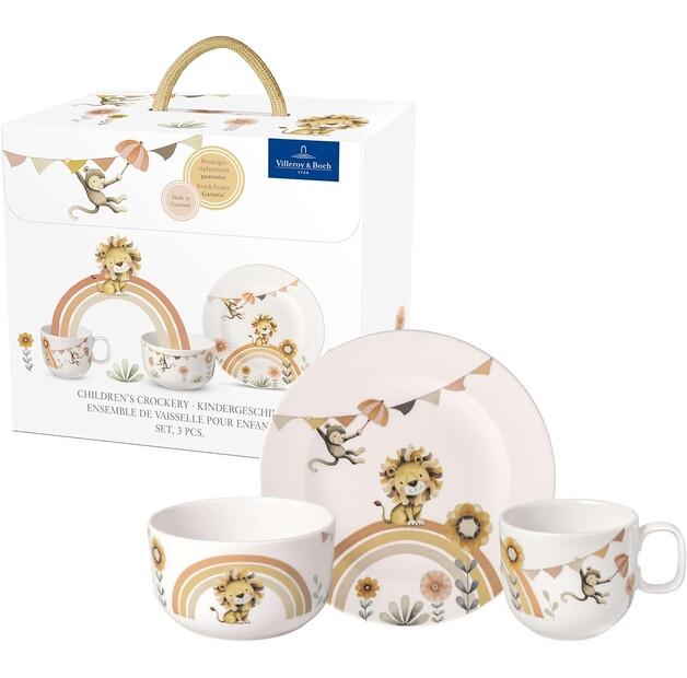 Набор детской посуды Villeroy & Boch Roar like a Lion, 3 предмета (1486738427)