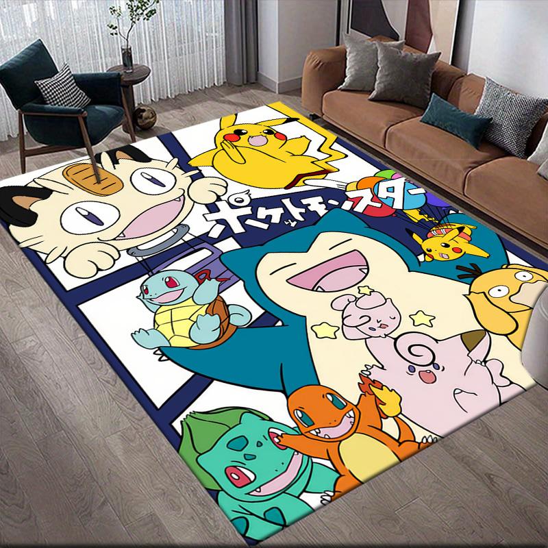 Eevee Art Anti-Slip Rug, Rectangular Carpet for Bedroom, Sofa Area & Living Room, Perfect Home Decoration