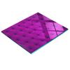 Decorative Glass Kitchen Chopping Board, Velvet Wall, 60x52 Cm