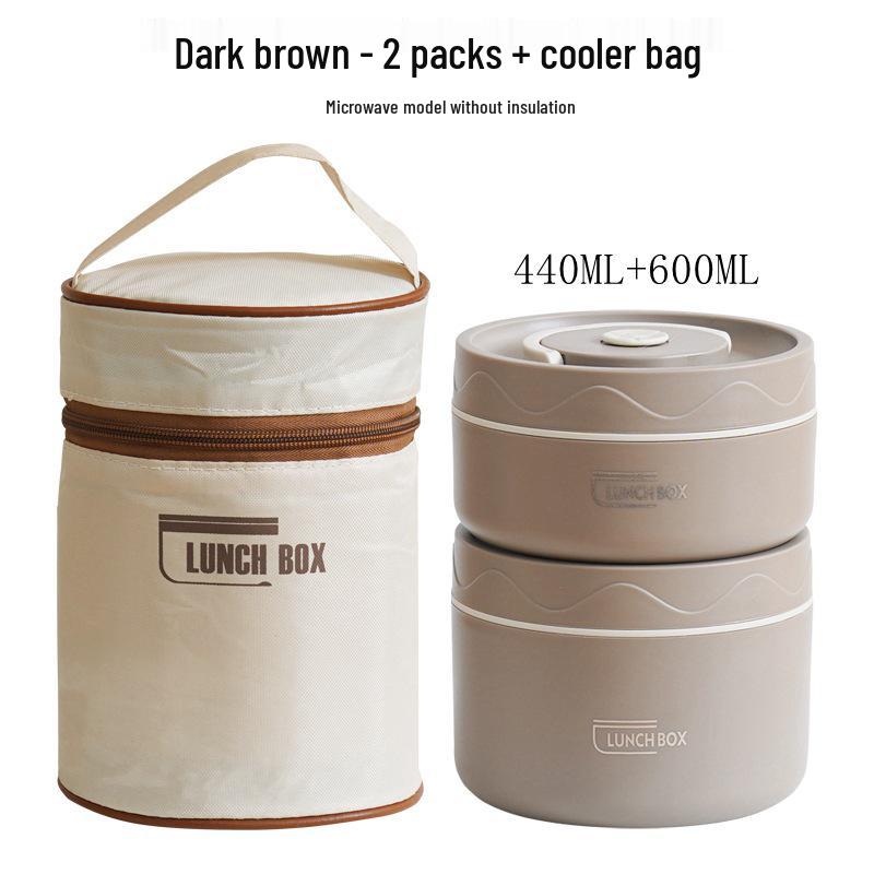 316L Stainless Steel Insulated Bento Lunch Box - Microwaveable & Portable for Office Workers & Students