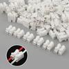 50pcs 10A 220V CH-2 Quick Connector 2-Position Spring Wire Connectors Self-Locking CH-2 Press Type Electric Connection Quick